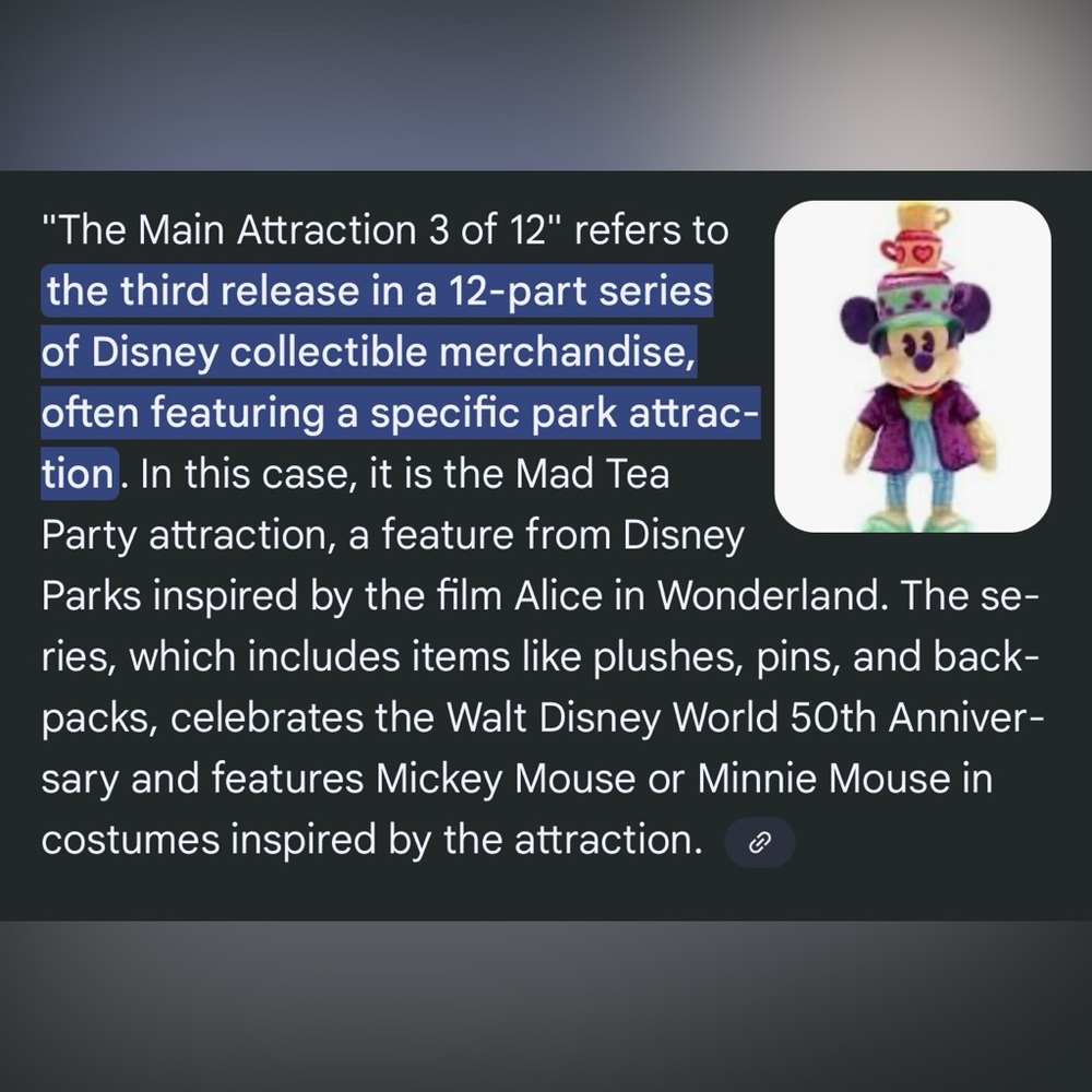 Disney The Main Attraction Minnie Mouse Limited Release - Picture 10 of 10